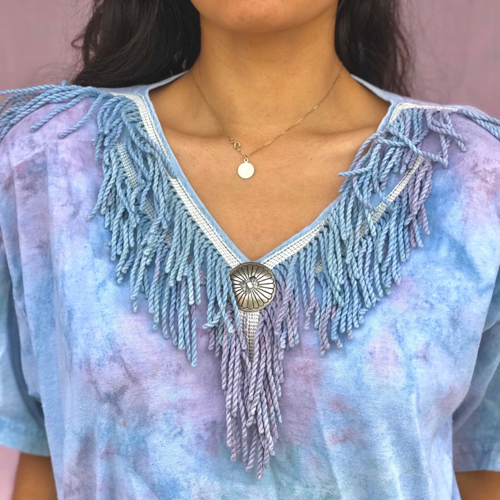Fringe Bolo T-shirt dress